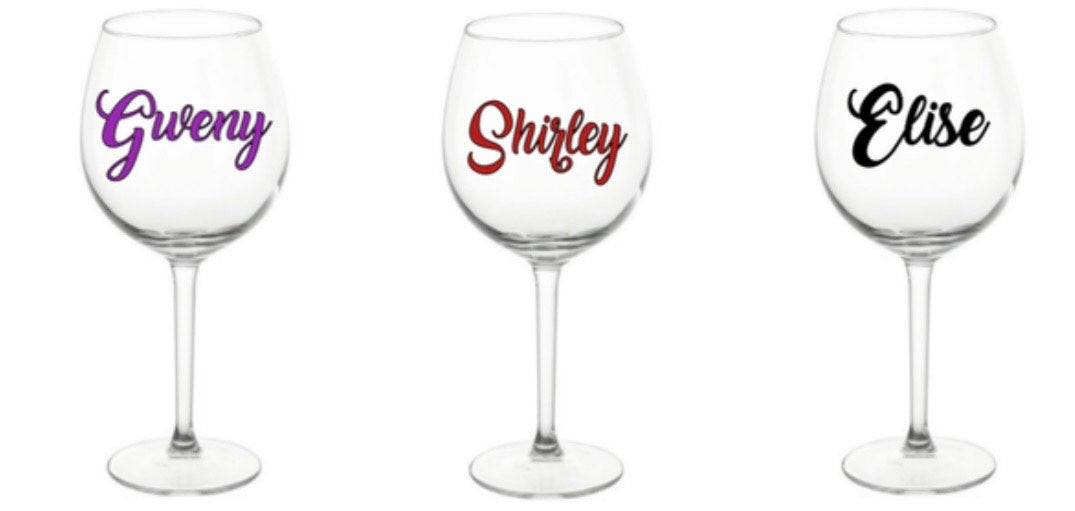 Custom Stem Wine Glass