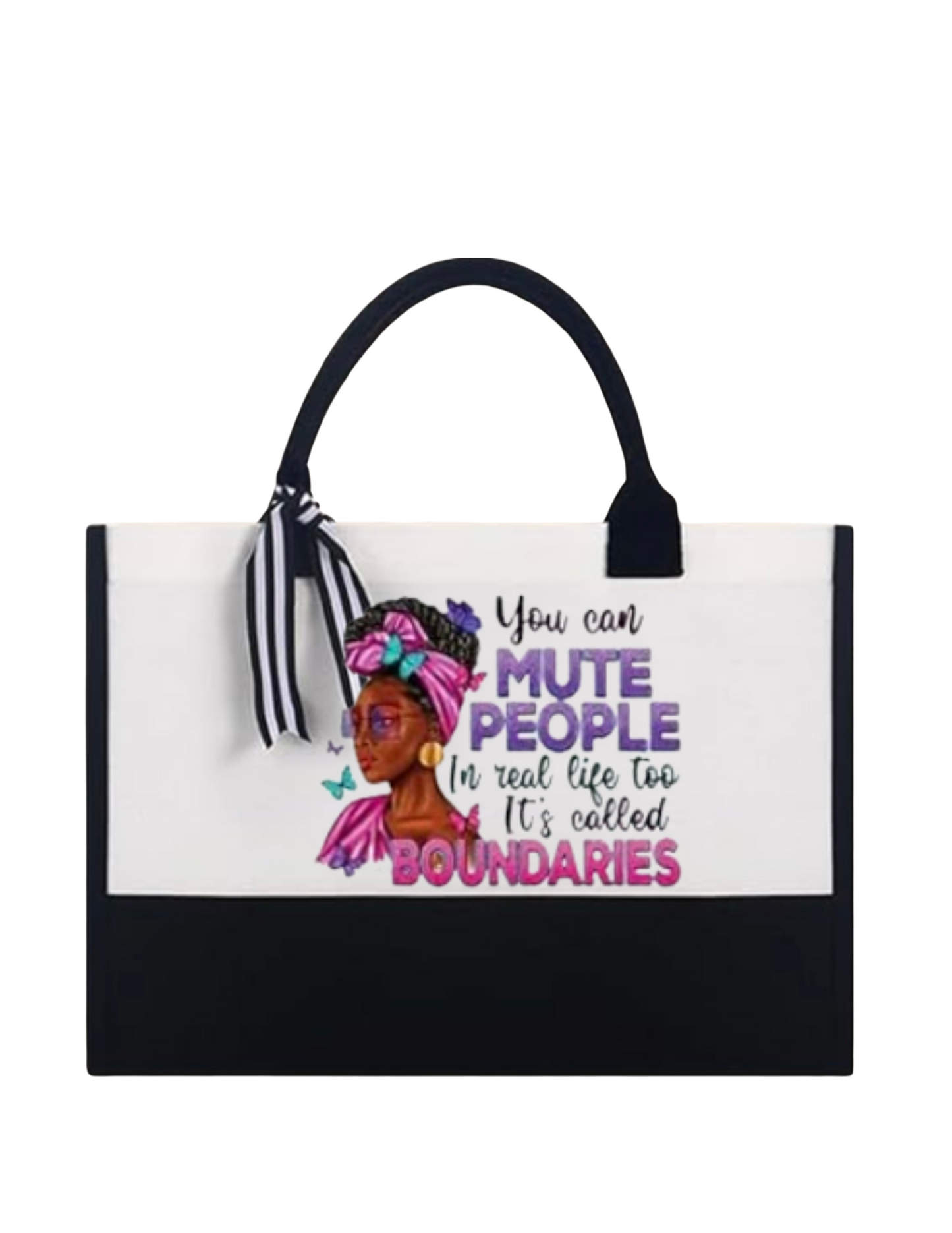 Expression Canvas Tote Bag