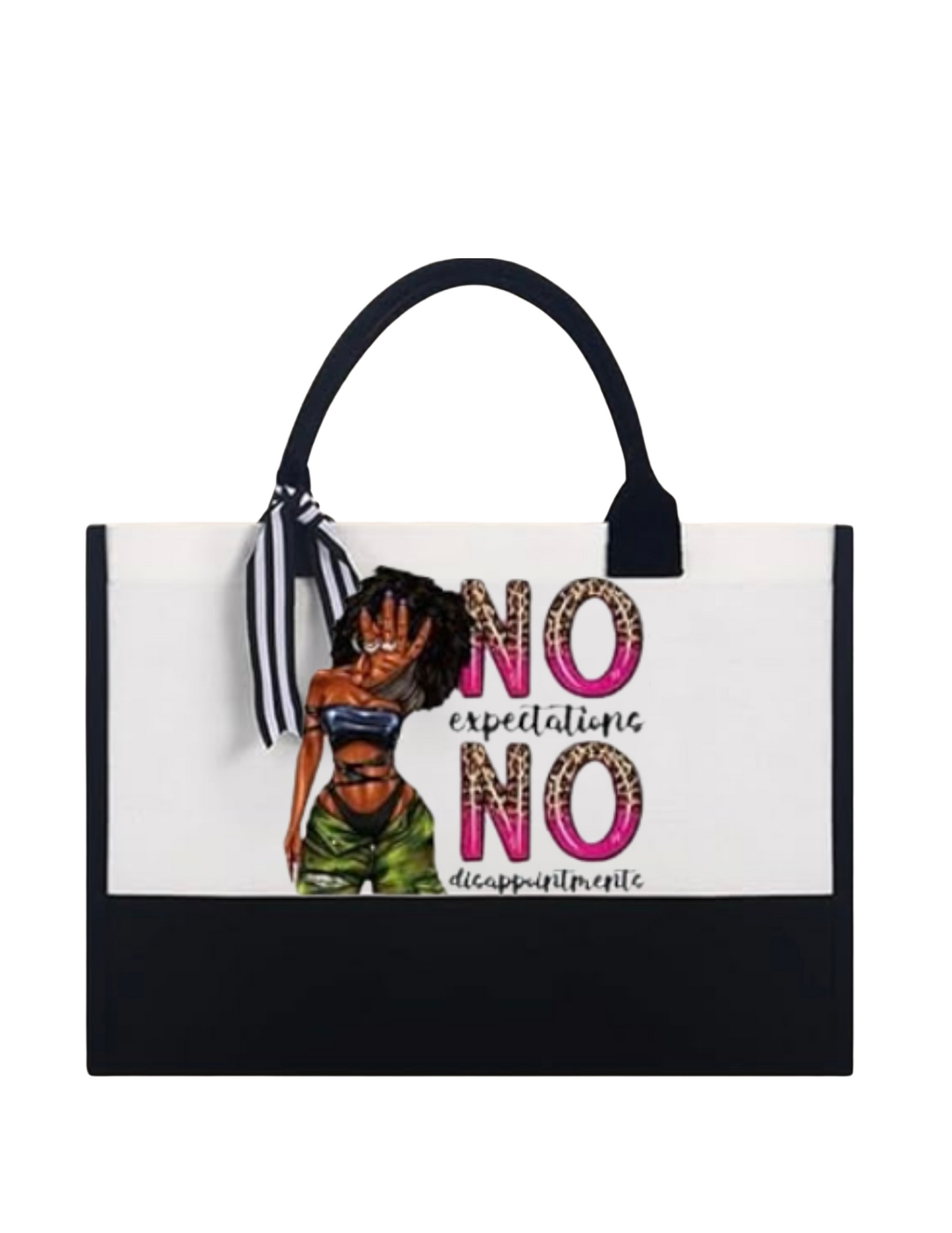 Expression Canvas Tote Bag