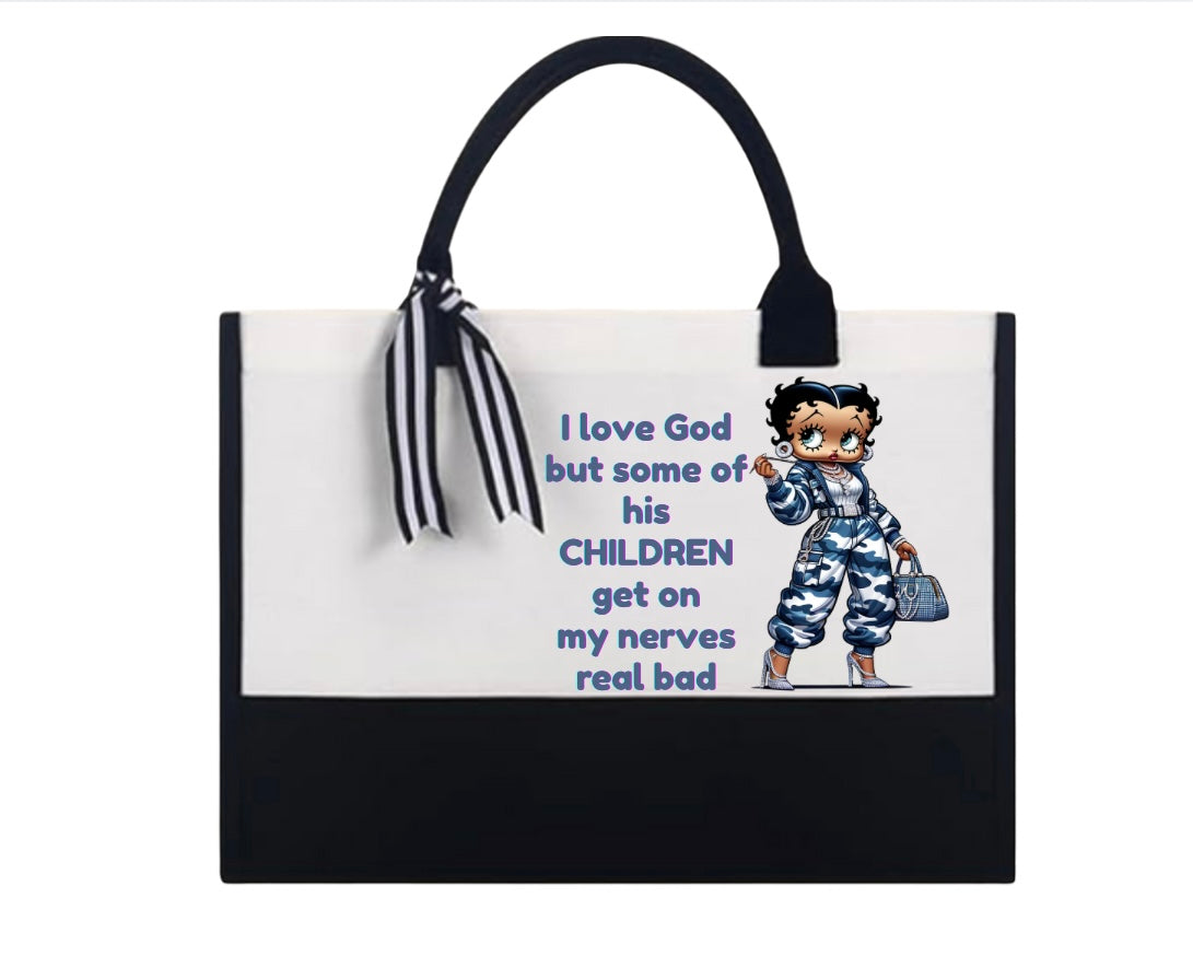 Expression Canvas Tote Bag
