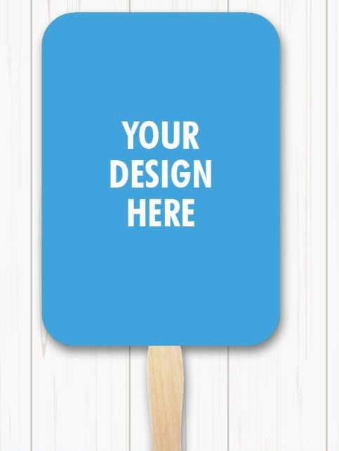 All Occasion Fan with wooden handle